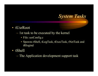 Real Time Operating System Concepts