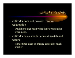Real Time Operating System Concepts