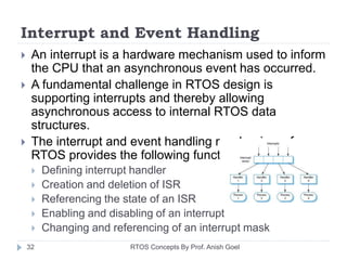 Event Flags Rtos Rtos concepts | PPTX