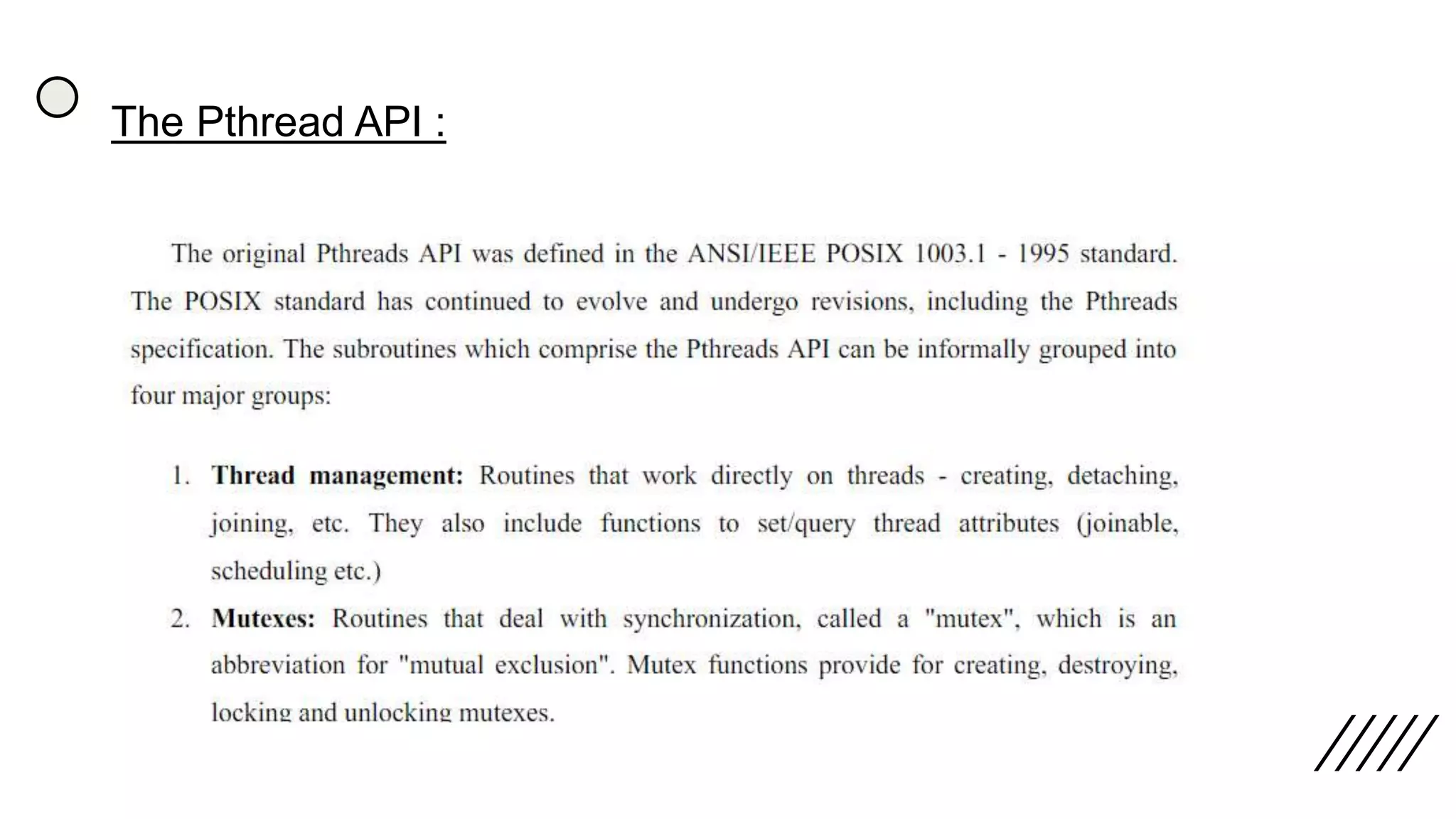 RTOS Threads lab presentation | PPTX