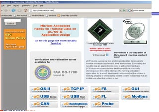 User Interface | File Management | IO Management | Middleware
                                  23                  http://www.embeddedcraft.org
 