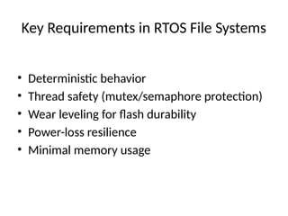 RTOS _Timer , Event, Memory, Device, File & IO Systems Management_10-07 ...