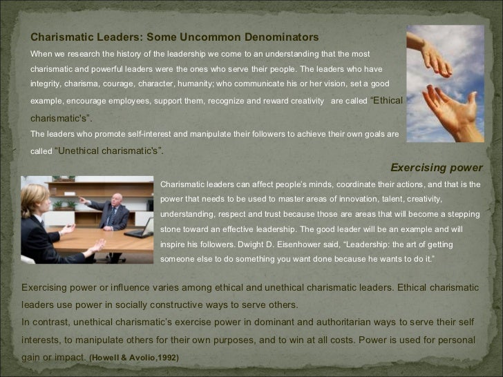 CHARASMATIC LEADERS Ethical Vs Unethical Leadership charasmatic-leaders-ethical-vs-unethical-leadership
