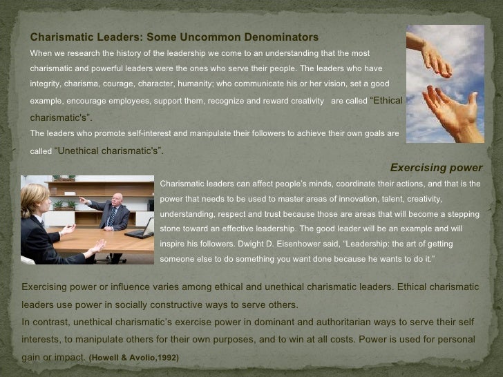 Charismatic leadership research