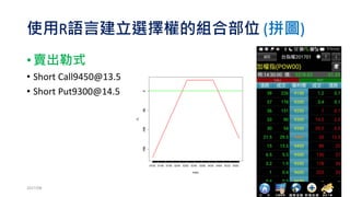 [系列活動] 使用 R 語言建立自己的演算法交易事業