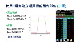 [系列活動] 使用 R 語言建立自己的演算法交易事業