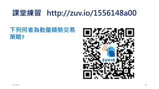 亂入策略波小當濾網輸了才交易
2017/03 83
 