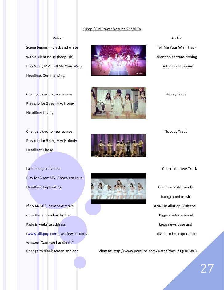 Individual Advertising Project K Pop Spring 2010