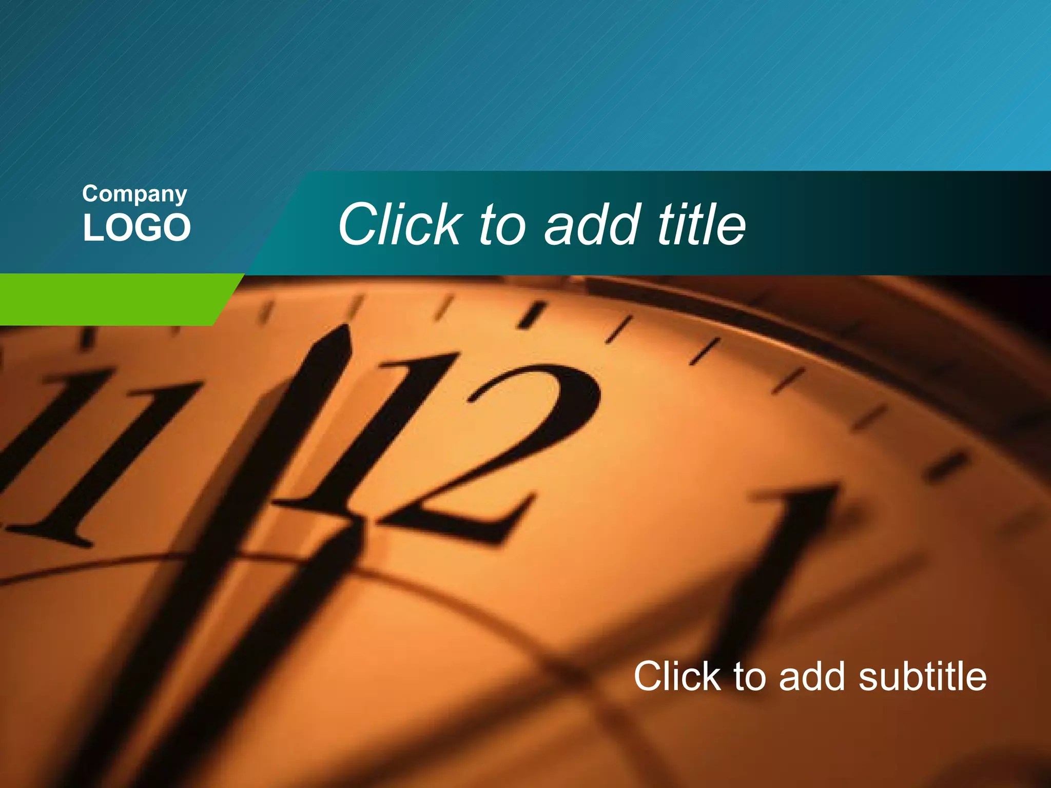 Click to add title Click to add subtitle