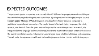 RTR FINAL PPT99.pdf LANGUAGE IDENTIFICATION OF MULTILINGUAL MACHINE ...