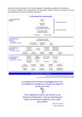 Rémunération : de la contribution à la rétribution | PDF
