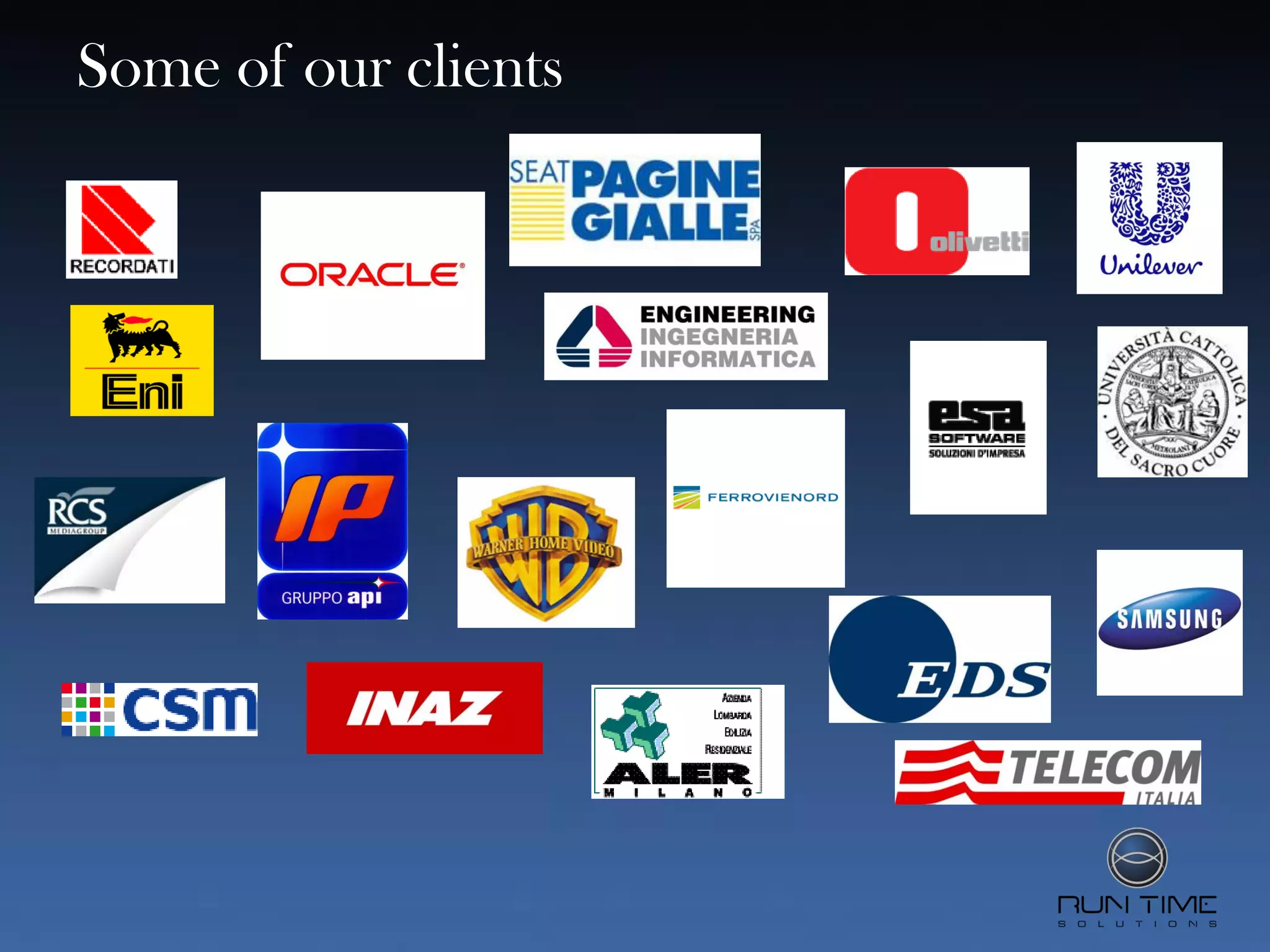 Some of our clients
 