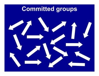 Committed groups
 