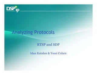 RTSP SDP Wireshark Analysis  