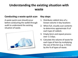 Examples of Green Lotus criteria
D Minimization of negative impacts on the environment
D1 Resource conservation
D1.1 Purchase of products packaged in bulk (wholesale) in order to reduce packaging and
waste
D1.16 Energy saving mode is set for computers or computer screens and “energy saving label”
put on office equipment
D2 Pollution minimization
D2.4 Utilization of old bed sheet and cloths for other purposes
D2.3 Re-usage of toilet paper and soap left-over in guests’ rooms
 