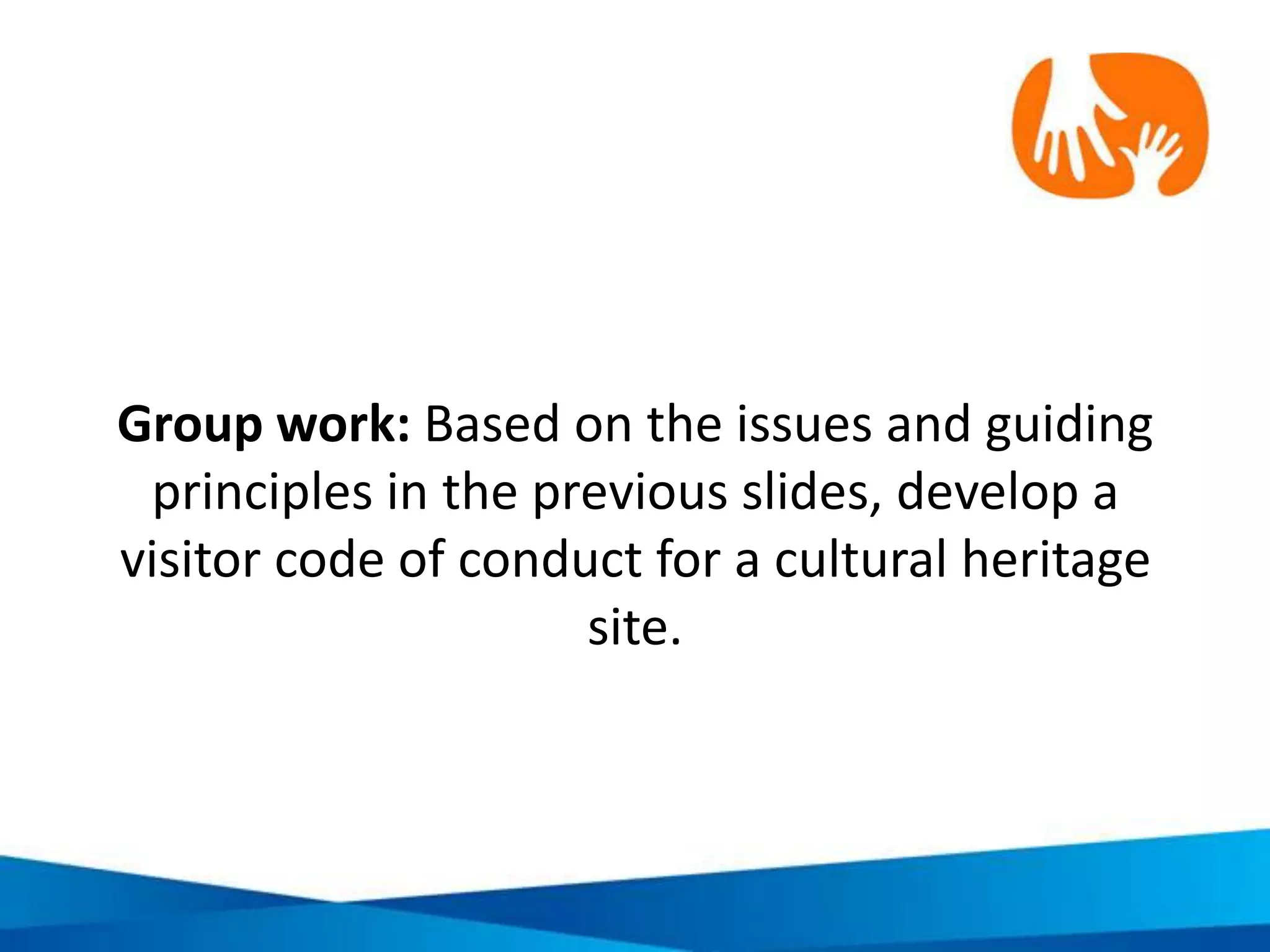 How the UNEP defines tourism products
Experiential factor Emotional factor Physical factor
 