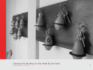 I Always Put My Keys on the Hook By the Door
vitamindave, Flickr / CC BY 2.0 30
 