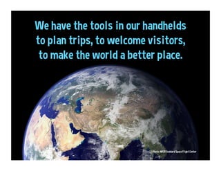 How do you define responsible tourism?
: ¿Cómo se define el turismo responsable? @ r o n m a d e r
 