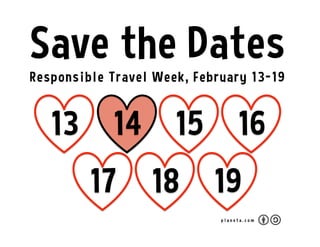 How will we address climate
change and emissions created
from long-haul travel?
¿Cómo abordará el cambio climático y las emisiones generadas por los viajes de larga distancia? @ r o n m a d e r
 