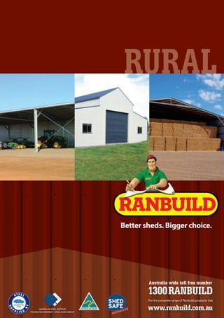 Ranbuild Rural Range - Outdoor Steel Solutions | PDF