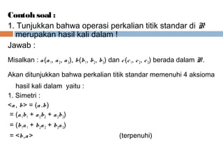 Ruang inner product | PPT