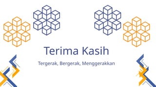 Terima Kasih
Tergerak, Bergerak, Menggerakkan
 