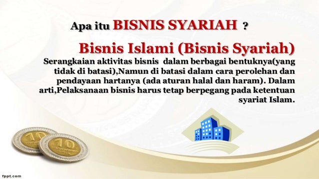 Ruang Lingkup Bisnis Syariah