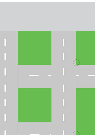 Ruas para maquete de cidade