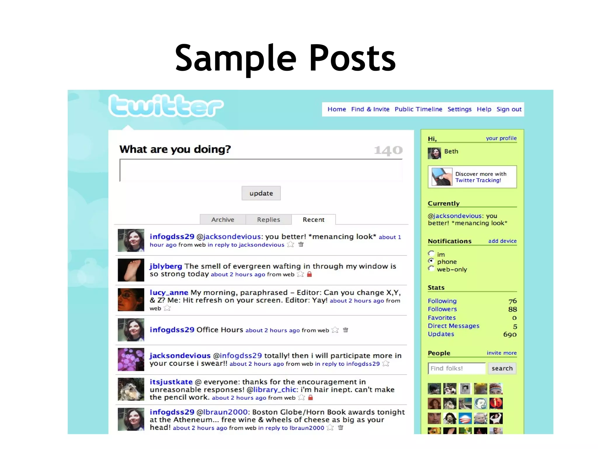 Sample Posts 