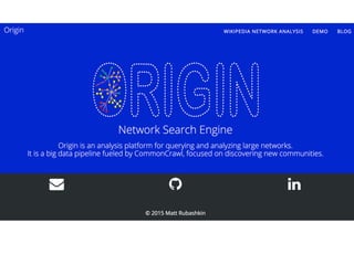 NETWORK	
  SEARCH	
  ENGINE	
  
 