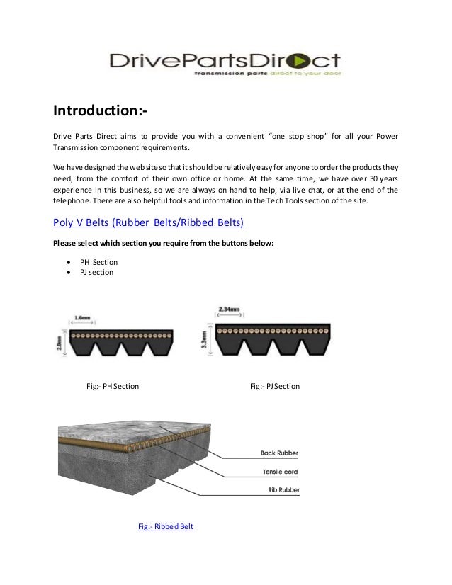 rubber v belt