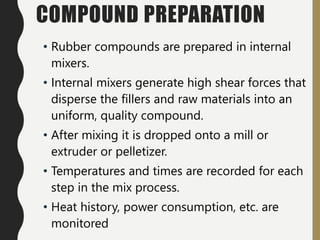 RUBBER COMPOUNDING PRESENTATION DONE BY WAYNE MUTATAVIKWA AND TAFADZWA ...