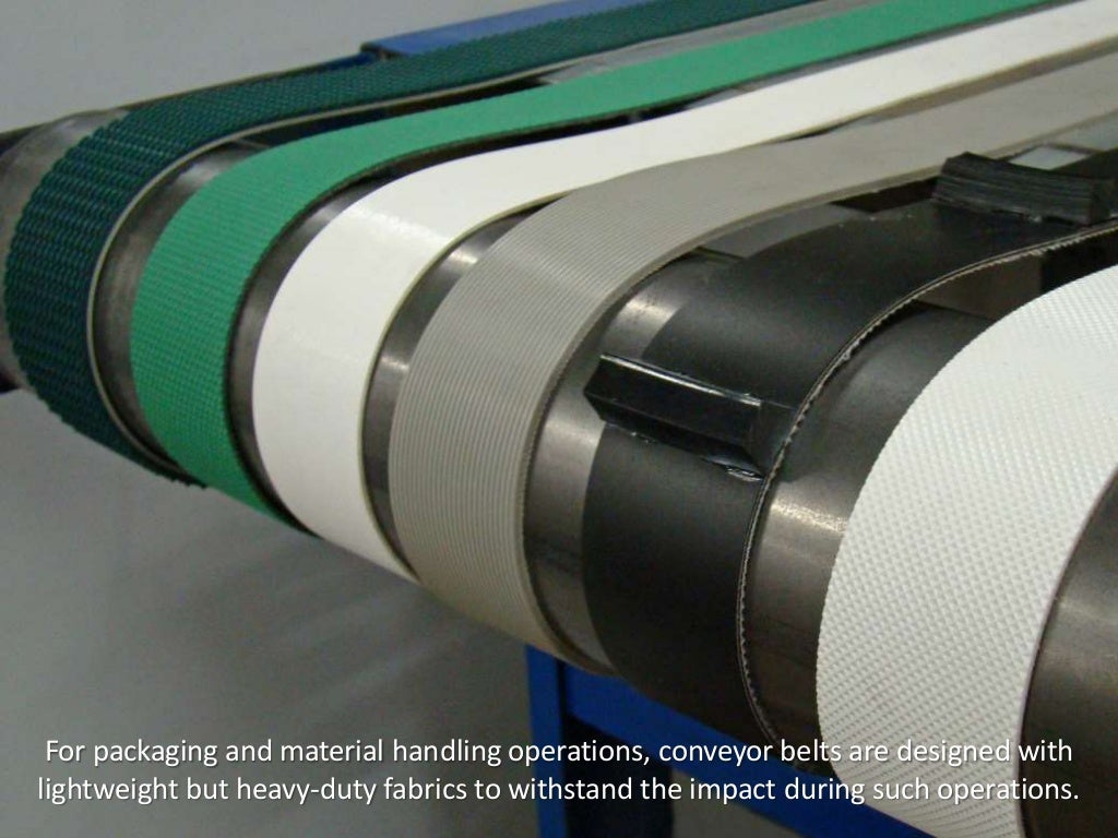Rubber conveyor belt fabric features and specifications
