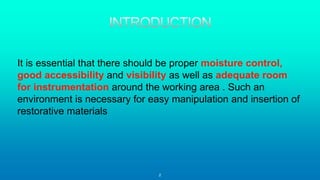 2
It is essential that there should be proper moisture control,
good accessibility and visibility as well as adequate room...