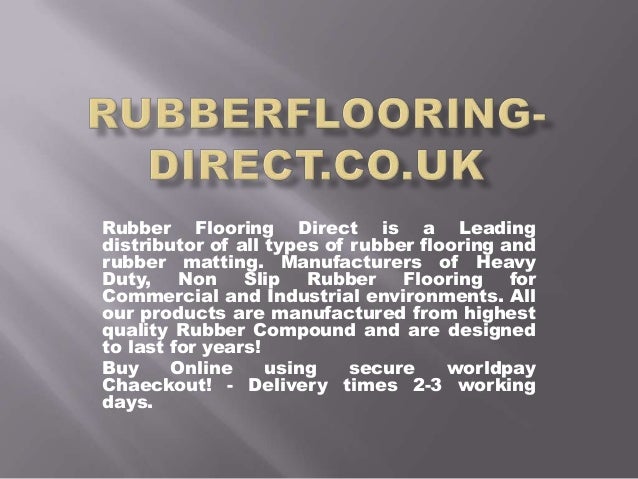 Rubberflooring Direct Co Uk