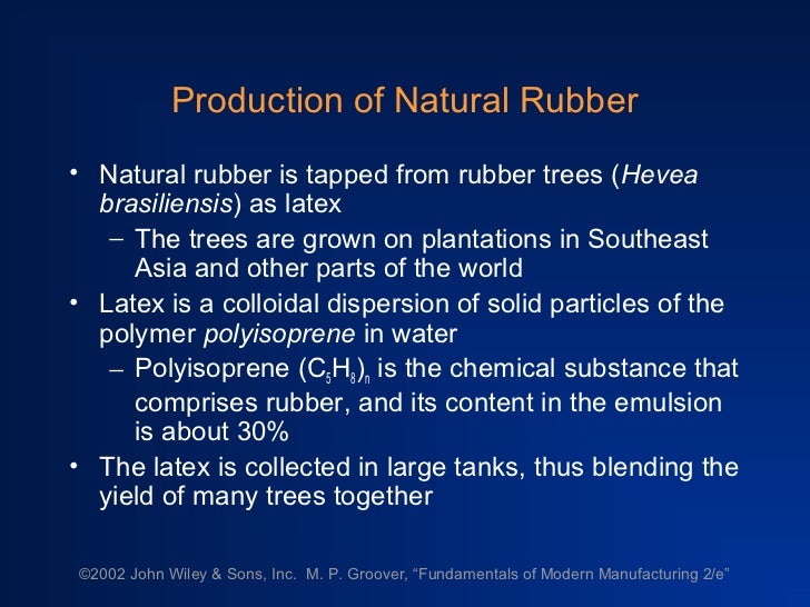 Rubber processing technology