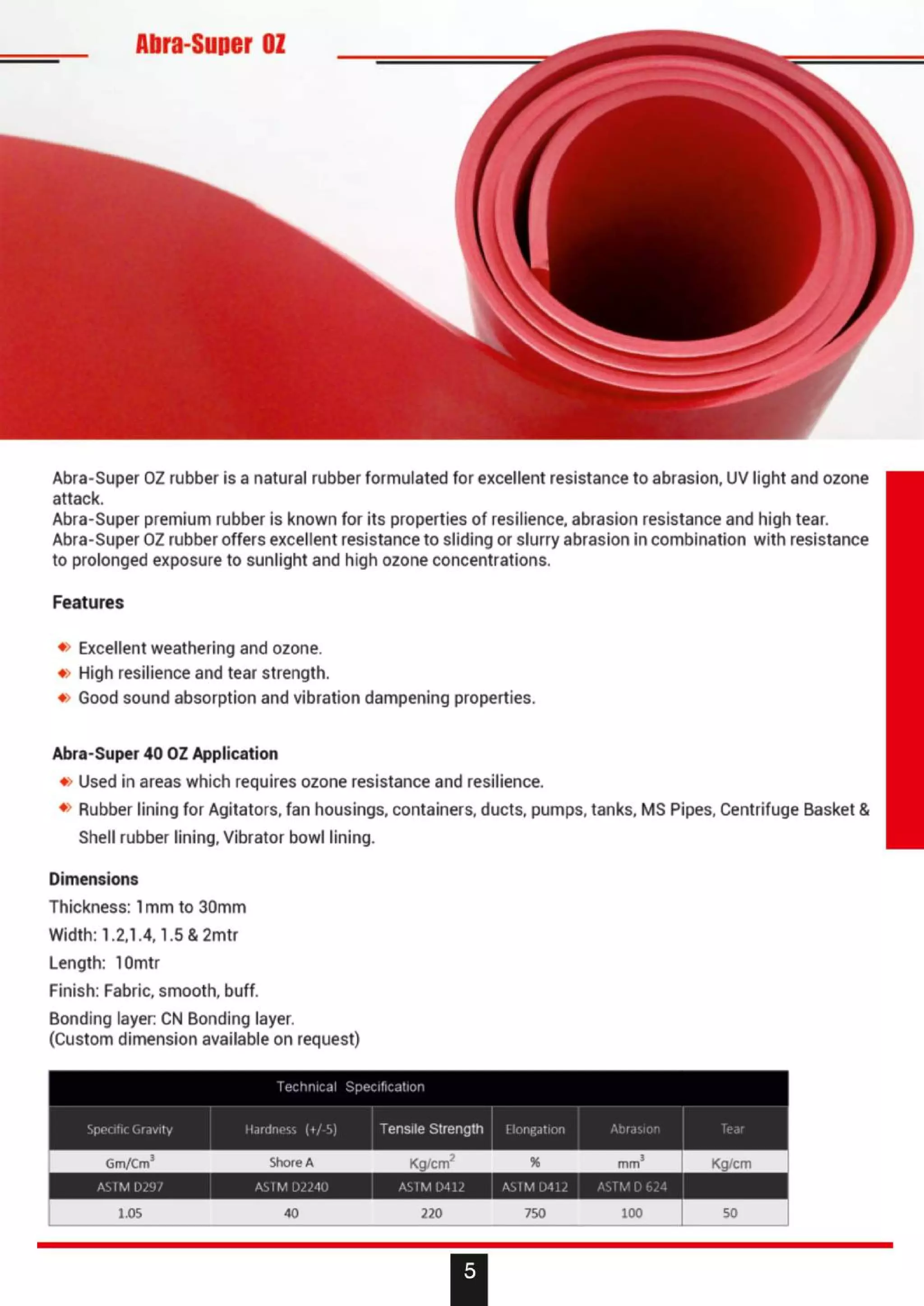 Combi Rubberizing Top Quality Combi & Skirt Board Rubber Sheets - Zenith Rubber | PDF