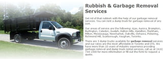 Rubbish & Garbage Removal Services