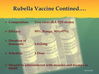 Rubell Machine Rubella (Seminar) | PPTX