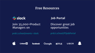 Join 35,000+Product
Managers on
Free Resources
Discover great job
opportunities
Job Portal
prdct.school/PSJobPortalprdct.s...