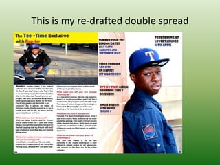 This is my re-drafted double spread
 