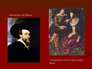 Autorretrato de Rubens Autorretrato con su esposa Isabel Brant  