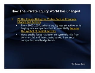 David Rubenstein's SuperReturn Presentation