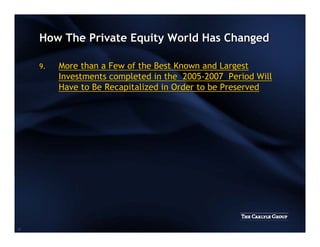 David Rubenstein's SuperReturn Presentation