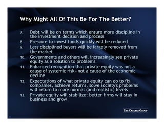 David Rubenstein's SuperReturn Presentation