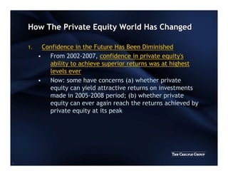 David Rubenstein's SuperReturn Presentation