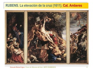 RUBENS. La elevación de la cruz (1611).  Cat. Amberes Gonzalo Durán López .  Curso de Historia del Arte.  ARTE BARROCO 