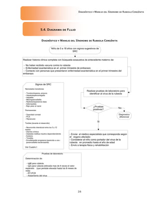 26
Diagnóstico y Manejo del Síndrome de Rubeola Congénita
5.4. Diagrama de Flujo
Diagnóstico y Manejo del Síndrome de Rubeola Congénita
 