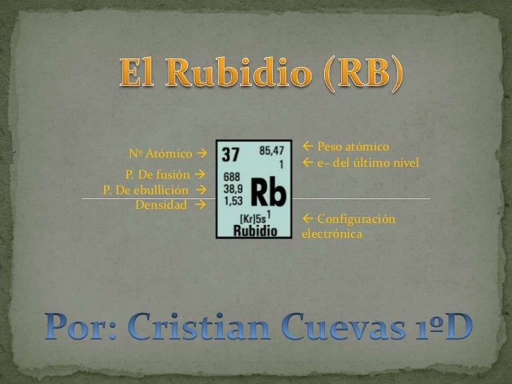 Rubidio