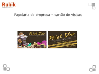 Papelaria da empresa – cartão de visitas   